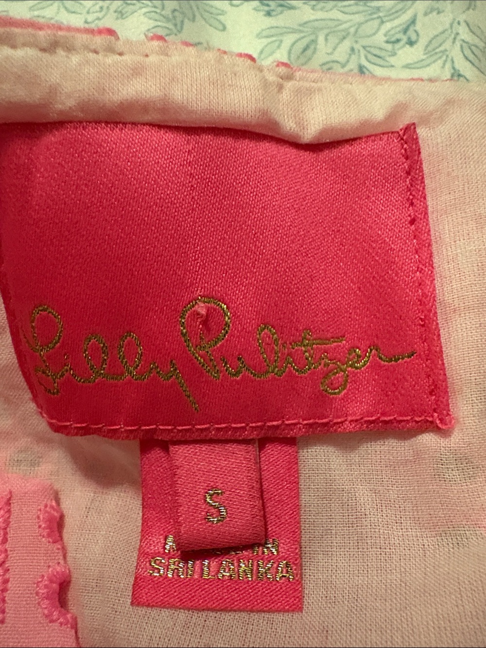 Pink Eyelet Pom Pom Sleeve Shift Dress - Picture 2 of 6